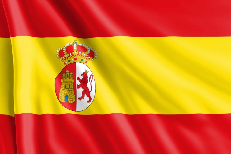 Bandera-de-España-Escudo-Borbónico