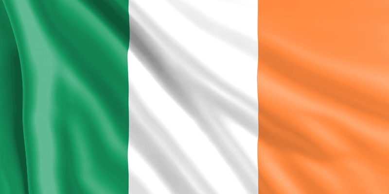 La bandera de Irlanda