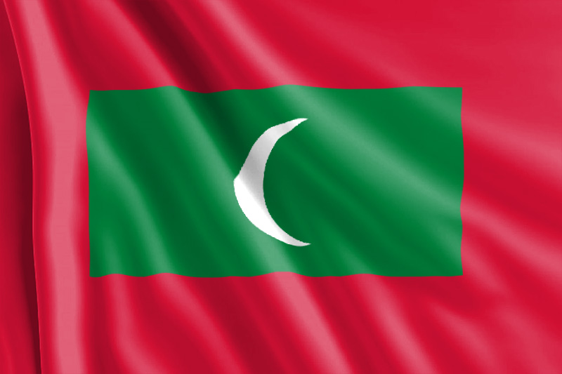 Bandera Maldivas