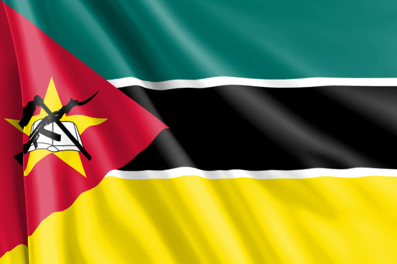 Bandera de Mozambique, banderas raras