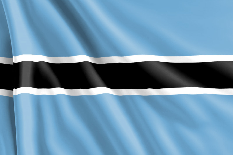 bandera de Botsuana