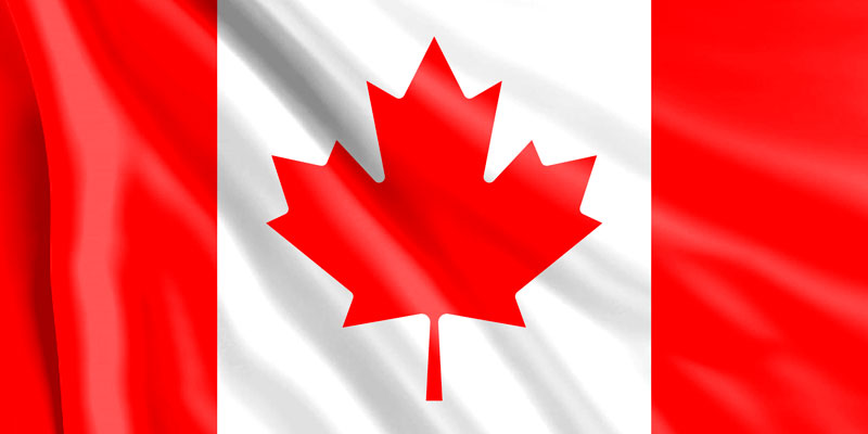 Bandera-de-Canadá, América