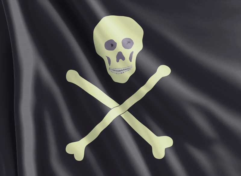 Bandera Pirata Siglo XIX