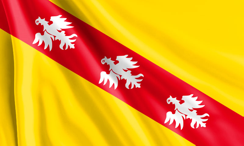 Bandera de Lotaringia, Bélgica