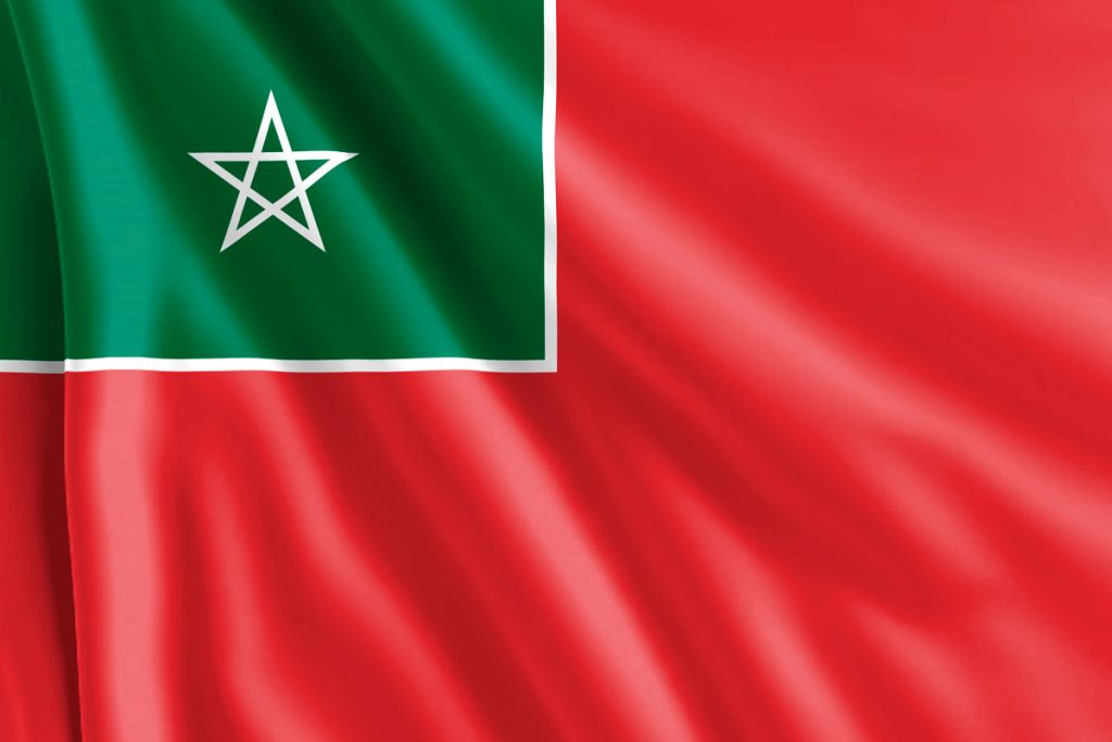 Bandera marruecos-protectorado-español