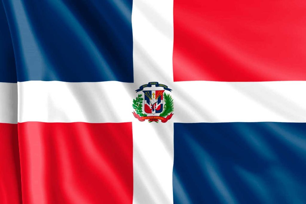 Bandera de la República Dominicana, Banderas rojas y azules